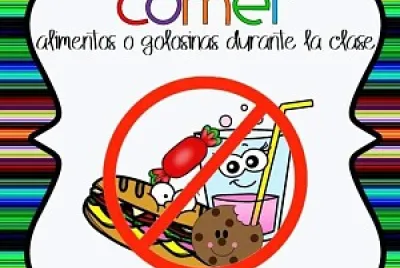 Regla para el salón de clases.