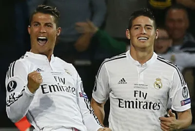 פאזל של James y Cristiano