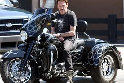 Johnny Hallyday moto