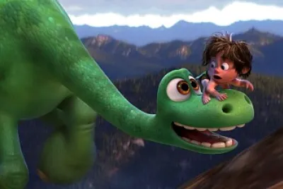 un gran dinosaurio