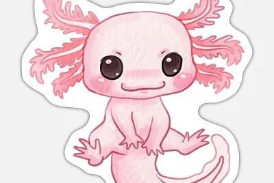 axolotl baby kawaii