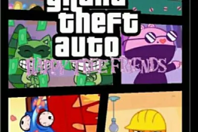Gta happy three friens jigsaw puzzle