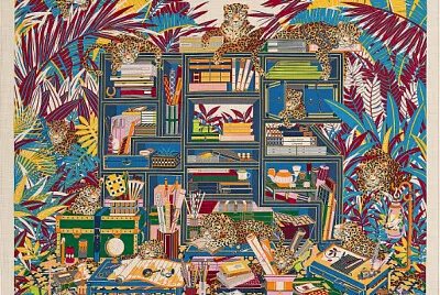 פאזל של Léopards multicolores