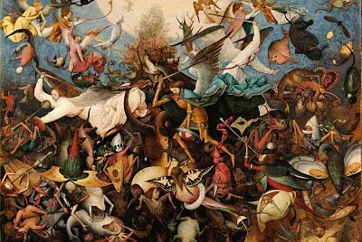 A queda dos anjos rebeldes jigsaw puzzle
