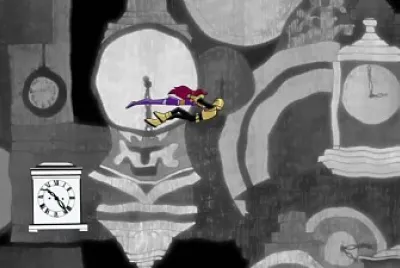 starfire esta viajando en el tiempo los jovenes titanes jigsaw puzzle
