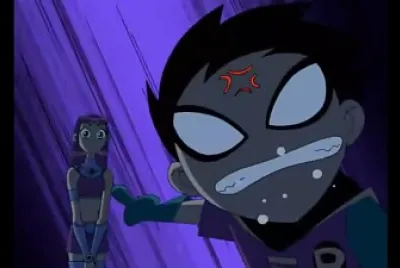 robin niega tener algo con starfire los jovenes titanes