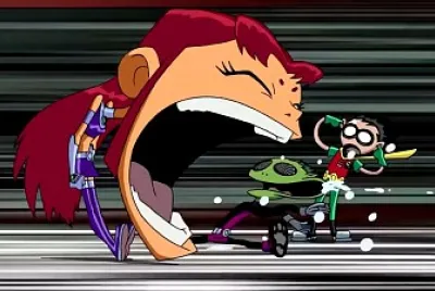 star le grita a chico bestia los jovenes titanes