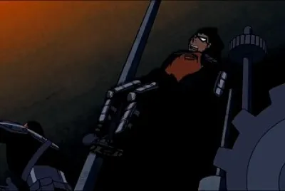 slade lanza a robin los jovenes titanes