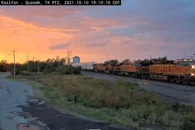 Sunset at Quanah,TX/USA Oct 2021