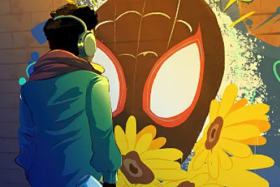 miles morales sun flower