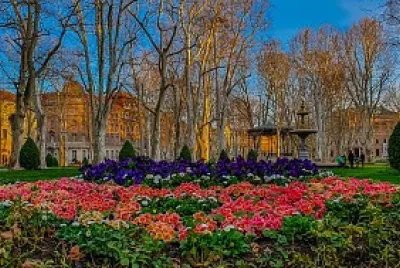 Autor Ivan Borzić - Zrinjevac jigsaw puzzle