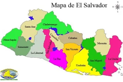 Mapa de El Salvador jigsaw puzzle
