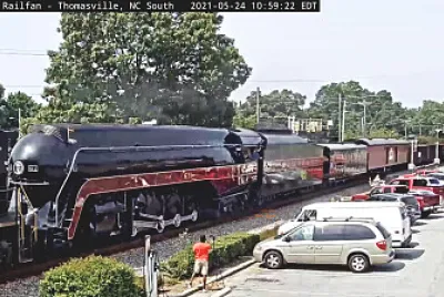  "steamer " 611 passing thru Thomasville,NC