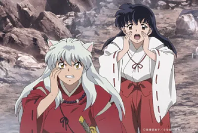 moroha ve a inuyasha y kagome hanyo no yashahime