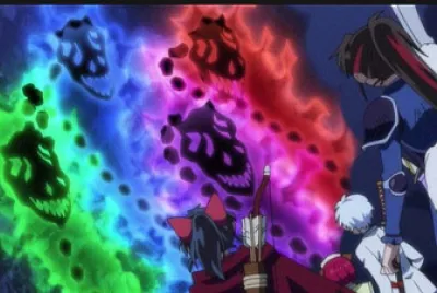 5 demonios aparecen frente a las yashahime hanyo no yashahime
