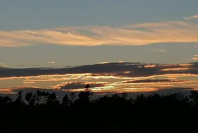 Sunset in france