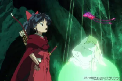 moroha ve a la mariposa de rion hanyo no yashahime