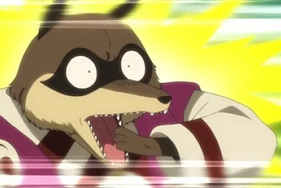 hachi se sorprende al ver a moroha hanyo no yashahime