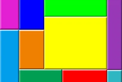 Mosaic in Mondrianic Style