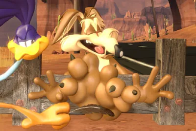 Wile E Coyote Tickled jigsaw puzzle