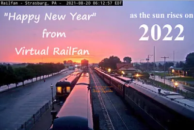 Sunrise at Strasburg Rail Road Company - Happy New