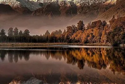 Lago Matheson-Nueva Zelanda