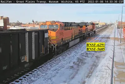 BNSF-6291, BNSF-5605, at Wichita,KS/USA