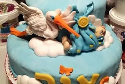 Boy is born cake jigsaw puzzle