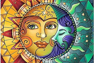 פאזל של mandala sol-luna