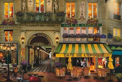 Cafe de l 'epoque jigsaw puzzle
