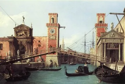 Canaletto Arsenal de Venise