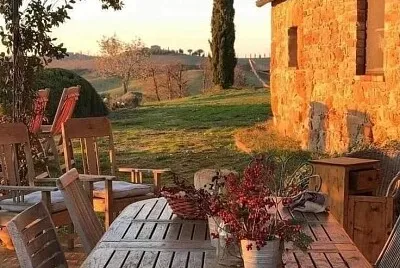 Terraza en la Toscana