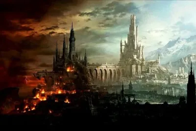 Fantasy city jigsaw puzzle