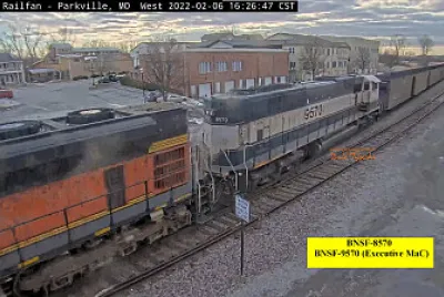 BNSF-9570 Executive MaC at Parksville,MO/USA