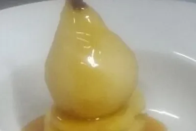postre de pera