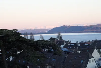 פאזל של Neuchâtel coucher de soleil