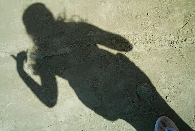 Sombra na areia