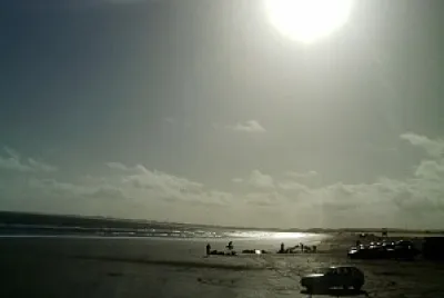 Pôr do sol na praia