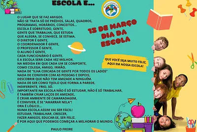 DIA DA ESCOLA jigsaw puzzle