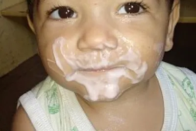 Baby happy