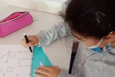at school