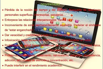 Desventajas de los dispositivos móviles