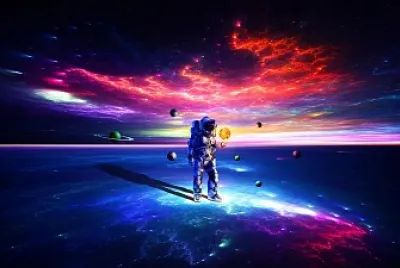 Ficção Científica -1  Austronauta