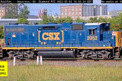 CSX-2052 passing thru Waycross,GA/USA