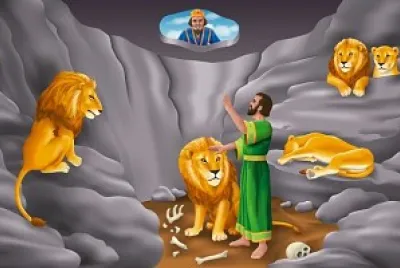 Daniel en el foso de leones