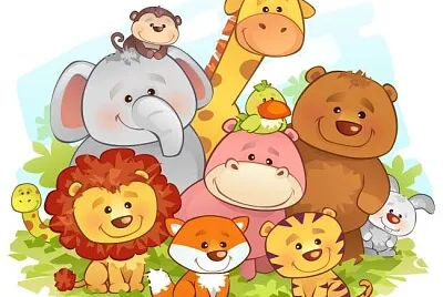 animales de la selva