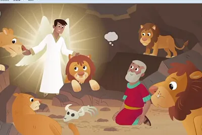 Daniel y la fosa de leones