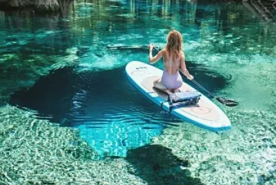 Cenote paddle surf