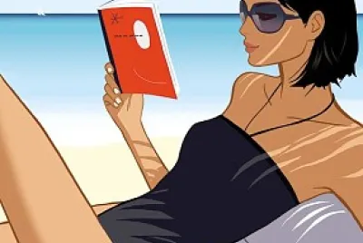 Relaxing at the beach