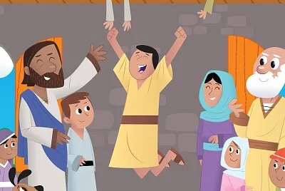 Jesus e o paralitico jigsaw puzzle